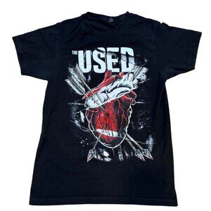 The Used 2015 Tour Black Graphic T-Shirt Size Small